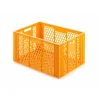 Eurobehälter Bäcker- und Konditorenkasten HxBxT 34,9 x 40 x 60 70 Liter Gelb-Orange Brötchenkiste Sstapelbare Bäckerkiste