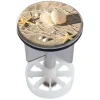 Excenterstopfen mit Dekor Strandperle 38 - 40 mm