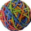 Fackelmann Gummiring-Ball 190 Stück Bunt