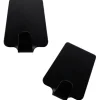 Fackelmann Klebehaken Trapez 4 cm Schwarz