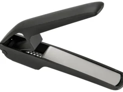 Fackelmann Knoblauchpresse Schwarz-Silber