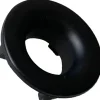 Fackelmann Rosette für Überlaufloch Ø 22 mm Schwarz