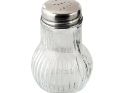 Fackelmann Salzstreuer Rubin Glas 50 ml Transparent