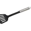 Fackelmann Schlitzwender mit Ovalgriff 32 cm Silber-Schwarz