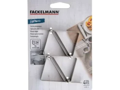 Fackelmann Tischtuchklammern 4 Stück Edelstahl