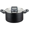Fackelmann Topf mit Deckel Statement 20 cm Keramik