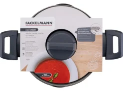 Fackelmann Topf mit Deckel Statement 20 cm Keramik