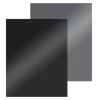 Firefix Stahlbodenplatte Schwarz Dunkelgrau 105 cm x 90 cm 1,5 mm