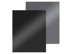 Firefix Stahlbodenplatte Schwarz Dunkelgrau 105 cm x 90 cm 1,5 mm