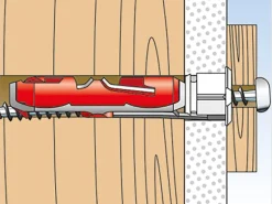 Fischer Kippdübel Duotec 10 S PH mit Panhead Schraube je 2 Stück