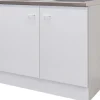 Flex-Well Classic Küchen-Komplettspüle 100 x 50 cm Speed Weiß mit Auflagespüle
