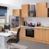 Flex-Well Classic Küchenzeile Nano 280 cm Buche Nachbildung