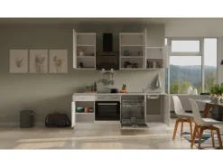 Flex-Well Classic Küchenzeile Wito 220 cm Weiß