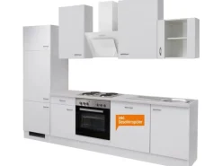 Flex-Well Classic Küchenzeile Wito 280 cm Weiß