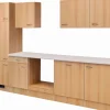 Flex-Well Classic Küchenzeile Nano 280 cm ohne E-Geräte Buche Nachbildung