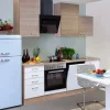 Flex-Well Classic Küchenzeile Florida 220 cm Sonoma Eiche-Weiß-Sonoma Eiche