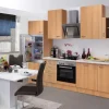 Flex-Well Classic Küchenzeile Nano 280 cm Buche Nachbildung
