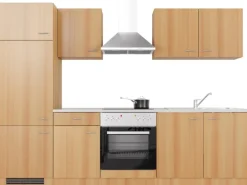 Flex-Well Classic Küchenzeile Nano 270 cm Buche