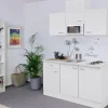 Flex-Well Classic Singleküche Wito 150 cm breit Weiß
