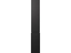 Flex-Well Exclusiv Apotheker-Hochschrank Capri 30 cm Schwarz Matt-Endgrain Oak