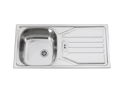 Flex-Well Exclusiv Küche 1701-017 Cara 220 cm Schilfgrün matt - Artisan Eiche