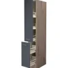Flex-Well Exclusiv Küchen-Apothekerhochschrank Morena 30 cm Basaltgr. - San Remo