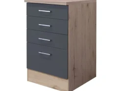 Flex-Well Exclusiv Küchen-Auszugschrank Morena 50cm  Basaltgr.-San Remo