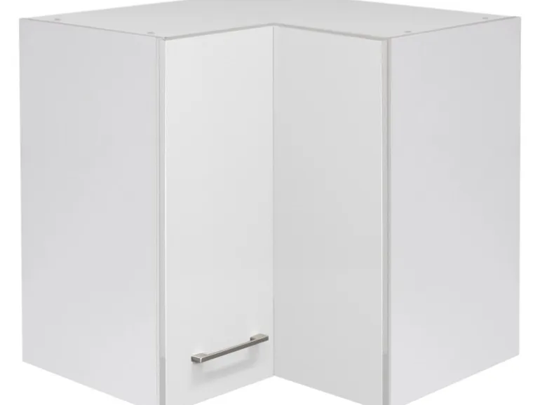 Flex-Well Exclusiv Küchen-Eck-Hängeschrank Joelina 60 x 60 cm Weiß