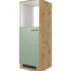 Flex-Well Exclusiv Küchen-Geräteschrank Cara 60cm (H169cm) Schilfgrün-Artisan