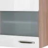 Flex-Well Exclusiv Küchen-Hängeschrank Valero 50x55cm Hgl.-Weiß-Sonoma Eiche