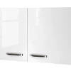 Flex-Well Exclusiv Küchen-Oberschrank Valero 100x55cm Hgl.-Weiß-Sonoma Eiche