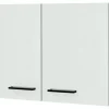 Flex-Well Exclusiv Küchen-Oberschrank Vintea 80 cm Magnolie matt - Lancelot Oak