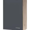 Flex-Well Exclusiv Küchen-Oberschrank groß Morena 60x89cm Basaltgrau-San Remo