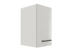 Flex-Well Exclusiv Küchen-Oberschrank Lund 30x55cm Lichtgrau glänzend-Rauchgrau