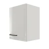 Flex-Well Exclusiv Küchen-Oberschrank Lund 40x55cm Lichtgrau glänzend-Rauchgrau