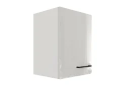 Flex-Well Exclusiv Küchen-Oberschrank Lund 40x55cm Lichtgrau glänzend-Rauchgrau
