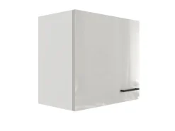 Flex-Well Exclusiv Küchen-Oberschrank Lund 60x55cm Lichtgrau glänzend-Rauchgrau