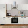 Flex-Well Exclusiv Küchenzeile Vintea 270 cm Magnolia-Lancelot Oak