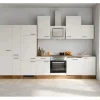 Flex-Well Exclusiv Küchenzeile Vintea 360 cm Magnolia matt - Lancelot Oak