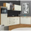 Flex-Well Exclusiv Winkelküche Vintea 280x170 cm Magnolia-Lancelot Oak