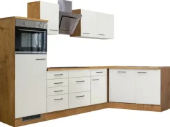 Flex-Well Exclusiv Winkelküche Vintea 280x170 cm Magnolia-Lancelot Oak