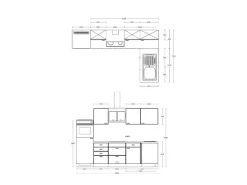 Flex-Well Exclusiv Winkelküche Cara 280 x 170 cm Schilfgrün matt - Artisan Eiche