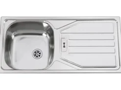 Flex-Well Exclusiv Winkelküche Lund 280 x 170 cm Lichtgrau glänzend-Rauchgrau