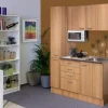 Flex-Well Singleküche 130 cm Nano Buche