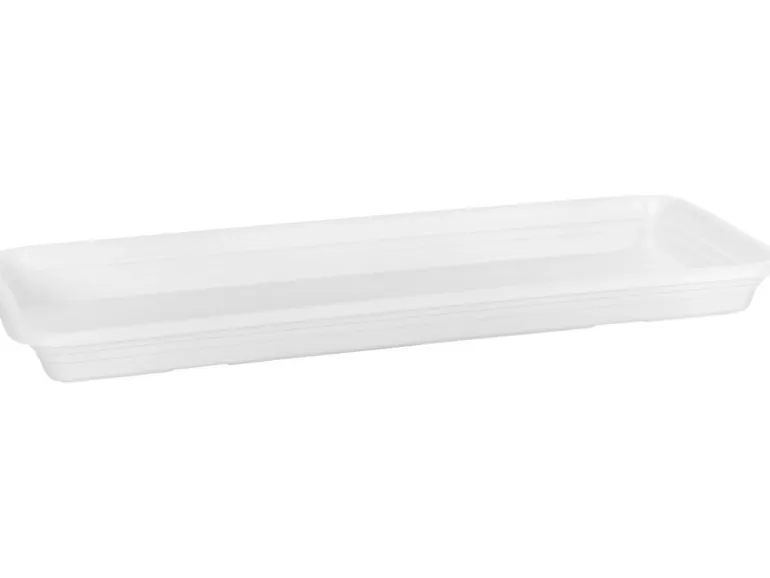 Florus Pflanzkasten-Untersetzer Universal 40 cm weiß