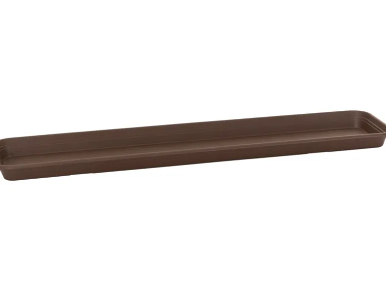Florus Pflanzkasten-Untersetzer Universal 80 cm braun