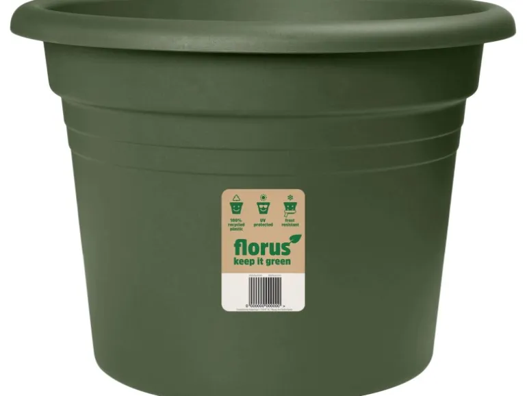 Florus Pflanztopf Mediterran Cilindro Ø 40 cm Grün