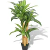 furnicato Künstlicher Drachenbaum mit Topf 100 cm Grün