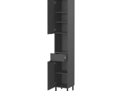 Germania Hochschrank Arcena 1393 Graphit 30 cm x 190 cm x 34 cm