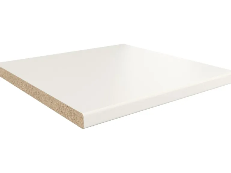 Getalit Arbeitsplatte Uni Weiß 60 cm x 2,9 cm Meterware